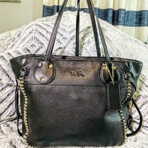 EUC- COACH TATUM TOTE IN WHIPLASH LEATHER (34398)